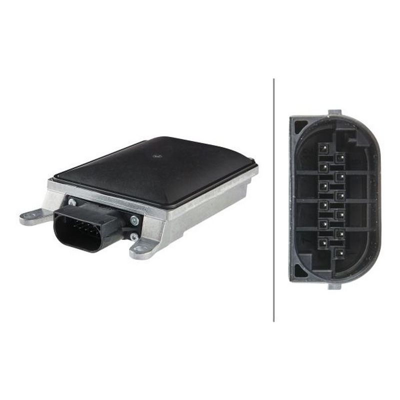 HELLA 8ES 011 590-701 Stabilisateur De Tension Start/Stop – Côté Passager Avant – Idéal Pour Véhicules Avec Frein Électrique