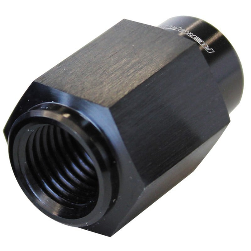 NGAP LS Engine Fuel Pressure Adapter Fitting - 4AN Female To 1/8 NPT Silver (6061 Aluminum)