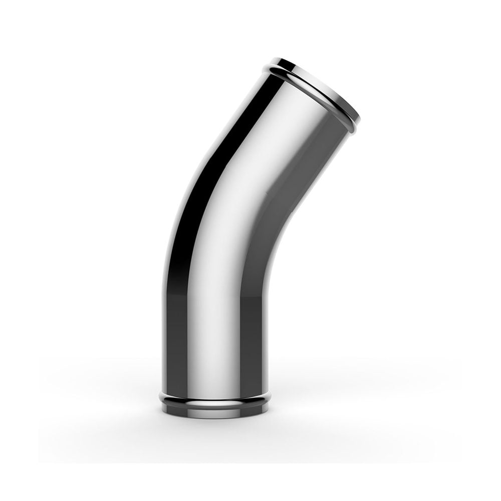 Raceworks Silicone Elbow 45 Degree 2.00" (51mm) Black SHE-045-200BK | Australia