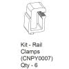 EGR Premium Canopy Clamp Kit fits Ranger 11-21/BT50 11-19 CNPY-CLAMPS-RGRBT