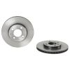 Brembo 09.5166.11 Pair Brake Disc Rotor Front 256mm