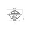 Tridon Thermostat Blistered (High Flow) TT248-192