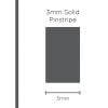 SAAS 1108 Pinstripe Solid Charcoal 3mm x 10m