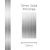 SAAS 11407 Pinstripe Solid Silver 12mm x 10m