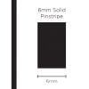 SAAS 1201 Pinstripe Solid Black 6mm x 10m