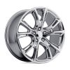 Performance Replicas PR137 20x10 5x127 +50 Offset Chrome Wheel