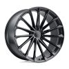 OHM PROTON 17x6.5 5x105 +45 Offset Black Wheel