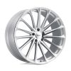 OHM PROTON 17x6.5 5x105 +45 Offset Silver Wheel