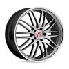 Victor Equipment LEMANS 18x11 5x130 +36 Offset Silver Wheel