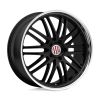 Victor Equipment LEMANS 19x11 5x130 +36 Offset Black Wheel
