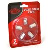 SAAS 194225 Valve Cap Silver 5pc