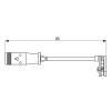Bosch AP308 Brake Wear Sensor (1987473036)
