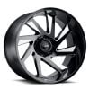 Tuff T1B 20x10 5x150 -23 Offset Black Wheel