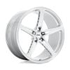 OHM AMP 22x10.5 5x120 +30 Offset Silver Wheel