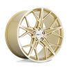 Cray HAMMERHEAD 22x12 5x120 +52 Offset Gold Wheel