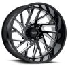 Tuff T4B 24x14 5x127 -72 Offset Black Wheel