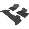 TruFit 3D Kagu Full Set Black Rubber Floor Mats fits BMW X5 E70 2007 - 2013