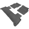 TruFit 3D Kagu Full Set Black Rubber Floor Mats with Anchor Points fits Landrover Range Rover Sport 2013 - 2023