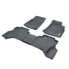 TruFit MaxTrac Full Set Black Rubber Floor Mats with Drivers Anchor Points fits Mitsubishi Pajero NS NT NW NX 2006 - 2021