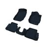 TruFit 3D Kagu Full Set Black Rubber Floor Mats with Drivers Anchor Points fits Suzuki Jimny Auto 2018 - On