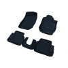 TruFit 3D Kagu Full Set Black Rubber Floor Mats with Drivers Anchor Points fits Suzuki Jimny Manual 2018 - On