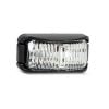 LED Autolamps 42ARM LED Amber/Red Side Marker Lamp 12/24V Black Base 16cm Cable