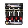 Carfit 46RT2536-4 25mm x 3.6m Ratchet Strap 4 Pack