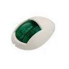 LED Autolamps 52WG Starboard Navigational Lamp Green LED White Housing 12V Beam Angle