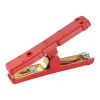 Narva 57334 Solid Brass Black Battery CLamp 800A Red