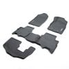 TruFit MaxTrac 3-Row Black Rubber Floor Mats with Drivers Anchor Points fits Ford Everest 2015 - 2021