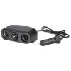Narva 81048BL Cigarette Lighter Plug with Extended Lead and Triple Accessory Sockets