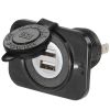 Narva 81134BL Heavy-Duty Dual USB Socket
