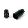 SAAS 923325BC Wheel Lock Nuts Splined Acorn Bulge M12 x 1.25 Black Pk 4