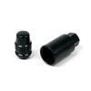 SAAS 923326BC Wheel Lock Nuts Splined Acorn Bulge M12 x 1.5 Black Pk 4