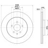 Hella Pair Brake Disc Rotor 56490PRO