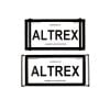 Altrex JDM 6 Figure Number Plate Covers Black Clear