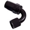 Aeroflow 100 Series Swivel Taper 120 Hose-End -6AN Black AF104-06BLK