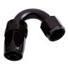 Aeroflow 100 Series Swivel Taper 150 Hose-End -6AN Black AF105-06BLK