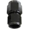 Aeroflow Female Swivel Coupler Reducer -6AN to -8AN Black AF131-06-08BLK