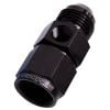 Aeroflow Straight Female to Male with 1/8in Port -4AN Black AF140-04BLK