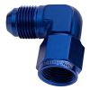 Aeroflow 90 Female/Male Flare Swivel -4AN Blue Finish AF143-04