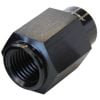 Aeroflow Fuel Pressure Gauge Adapter GM LS Engines -4AN female to 1/8in NPT Black AF146-02BLK