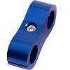 Aeroflow Billet Aluminium Dual Hose Separators 7/16in ID Blue AF156-07