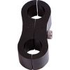 Aeroflow 155 Series Billet Hose Separators 3/4in ID Black AF156-12BLK