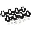 Aeroflow Rectangle to Cathedral Port Aluminium Intake Adapters Suit GM LS Series AF1850-1007