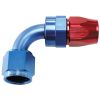 Aeroflow 200 Series PTFE 90 Hose-End -4AN Blue/Red AF203-04D