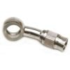 Aeroflow Stainless 20 Banjo Fitting 10mm 3/8in Banjo to -3AN PTFE Hose-End AF212-03