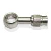 Aeroflow Stainless Straight Banjo Fitting Long 11.2mm 7/16in Banjo to -3AN PTFE Hose AF213-03L