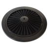 Aeroflow Black Full Flow Air Filter Top Plate 9in diameter black AF2251-0901