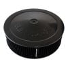Aeroflow Black Air Filter Assembly with 1-1/8in Drop base 14in x 4in 5-1/8in Neck Black AF2251-1290